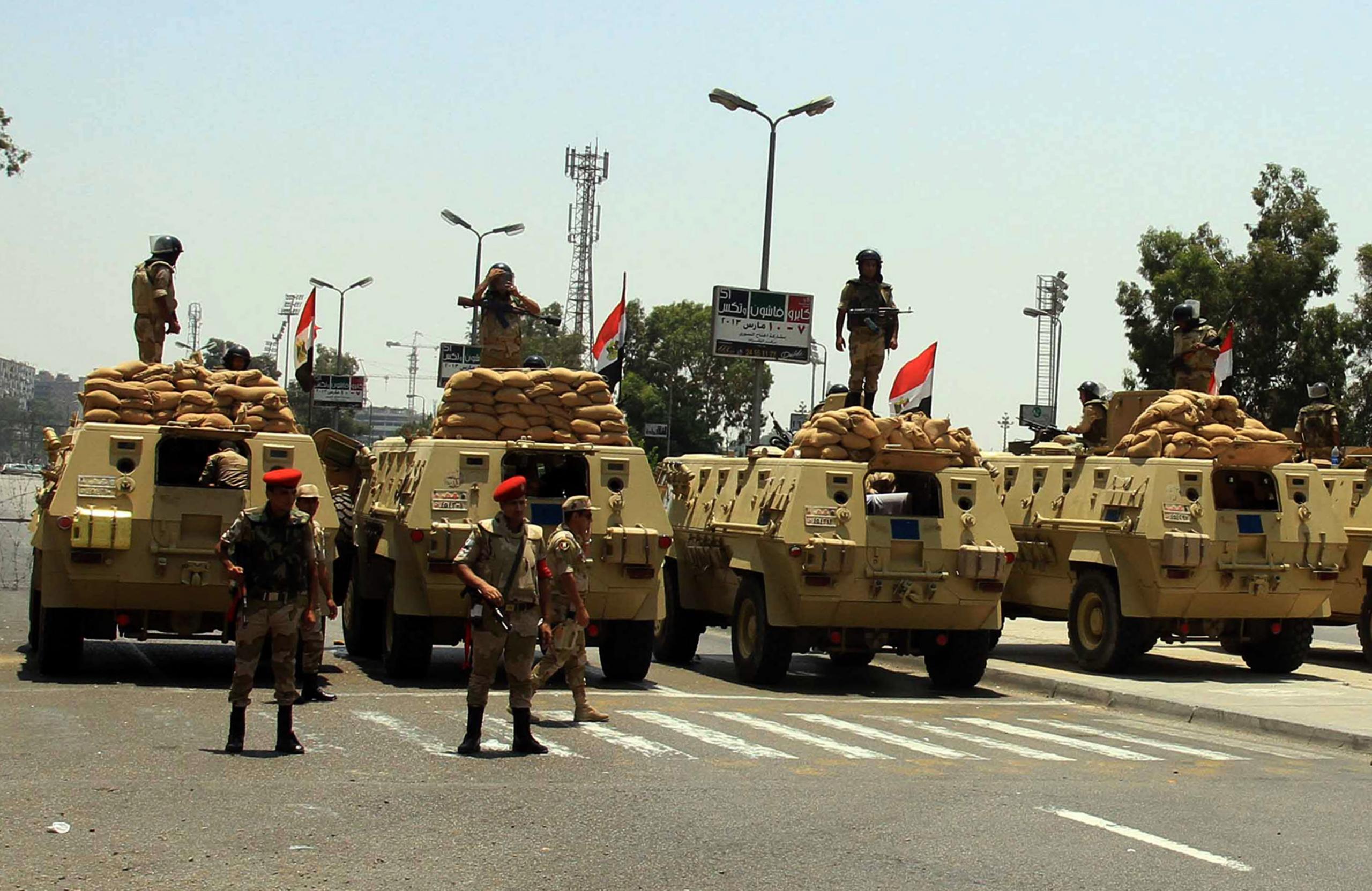 كمين للجيش المصري فى سيناء-